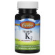 Вітамін K2, Vitamin K2, Carlson, 90 мкг, 60 гелевих капсул