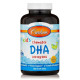 Риб'ячий жир для дітей, Kids Chewable DHA, Carlson, апельсин, 100 мг, 180 гелевих капсул