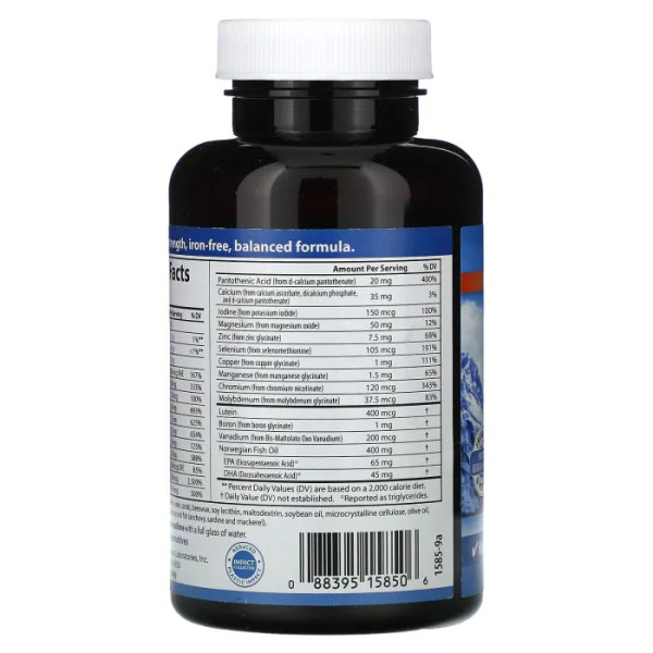 Мультивітаміни + Омега-3, Multi + Omega-3, Carlson, 60 гелевих капсул