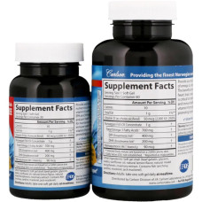 Омега-3 риб'ячий жир, з вітамінами D3 і K, Carlson Omega-3 Plus D&K, 60+30 гелевих капсул