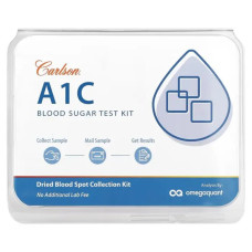 Набір для тесту цукру у крові A1C, Carlson A1C Blood Sugar Test Kit, 1 набір
