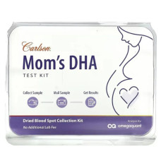 Тест-набір ДГК, Carlson Mom's DHA Test Kit, для мами, 1 шт