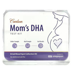 Тест-набір ДГК, Carlson Mom's DHA Test Kit, для мами, 1 шт