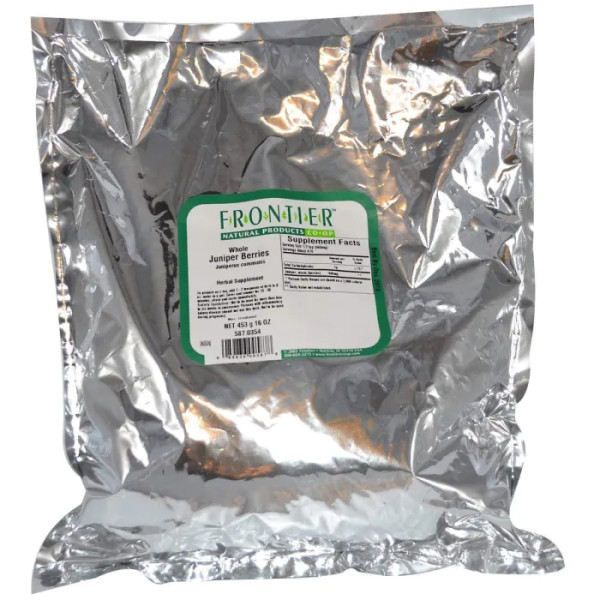 Ялівець, ягоди, цільні, Juniper Berries, Frontier Natural Products, 453 г