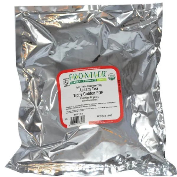 Ассамський чай, Assam Tea, Frontier Natural Products, органік, 453 г