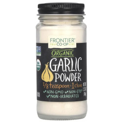 Часник порошок, органік, Garlic Frontier Natural Products, 66 г