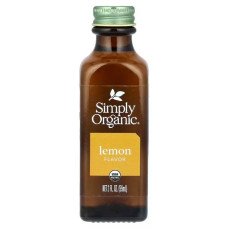 Екстракт лимона, Lemon Flavor Simply Organic, 59 мл