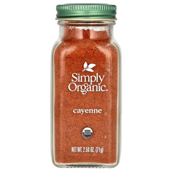 Кайєнський перець, Cayenne, Simply Organic, 71 г
