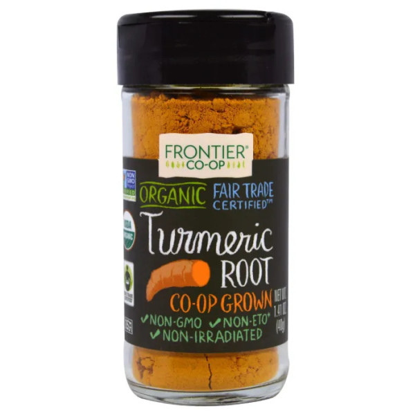 Куркума, корінь, Turmeric Root, Frontier Natural Products, органік, 40 г