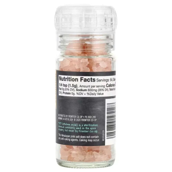 Гімалайська рожева сіль в млині, Himalayan Pink Salt, Frontier Natural Products, 96 г