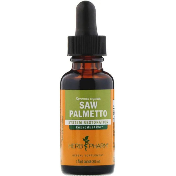 Со пальметто, екстракт, Saw Palmetto, Herb Pharm, 30 мл