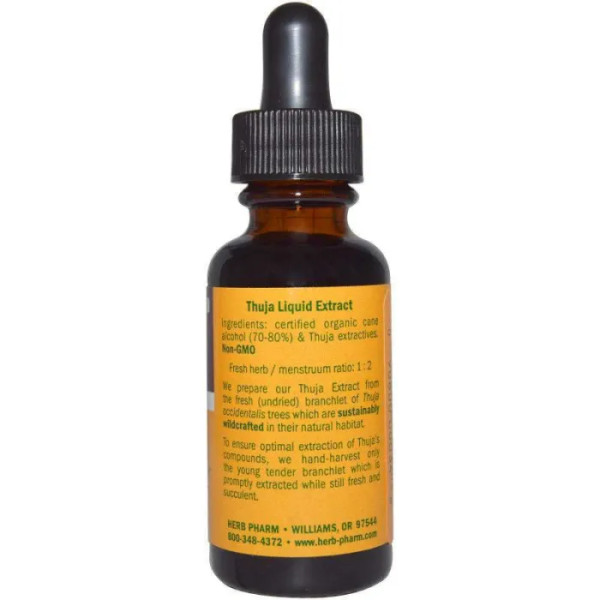 Туя, Thuja, Herb Pharm, екстракт, 30 мл