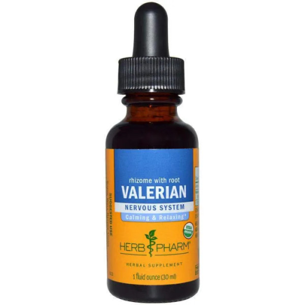 Валеріана, екстракт коріння, Valerian, Herb Pharm, органік, 30 мл