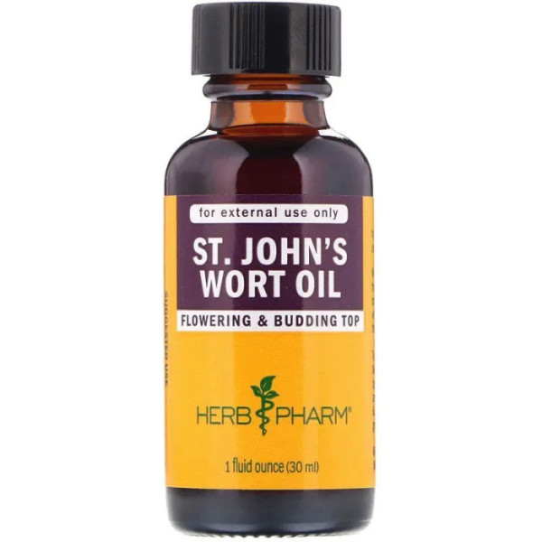 Масло звіробою, St. John's Wort Oil, Herb Pharm, 30 мл