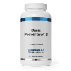Вітаміни та мінерали, формула без заліза, Douglas Laboratories Basic Preventive 5, 270 капсул