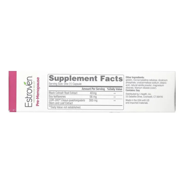 Пременопауза, Menopause Relief, Estroven, 30 капсул
