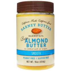 Мигдальне масло без добавок біле, Bare Almond Butter Barney Butter, 454 г