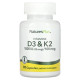 Вітамін D3 та К2, Vitamin D3 & K2, Nature's Plus, 1000 МО\/100 мкг, 90 капсул