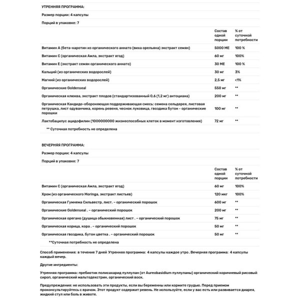 Противокандидное средство, Candida Cleanse, Nature's Plus, программа на 7 дней, 2 банки по 28 капсул