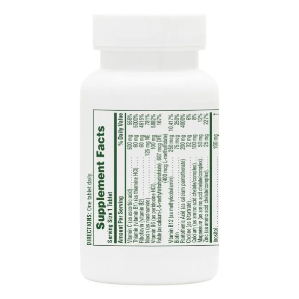 Мега-Стресс комплекс, Mega-Stress, Nature's Plus, 30 таблеток із уповільненим вивільненням