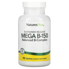 В комплекс Mega B150, Nature's Plus Mega B 150, 90 таблеток