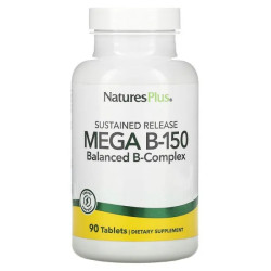 В комплекс Mega B150, Nature's Plus Mega B 150, 90 таблеток