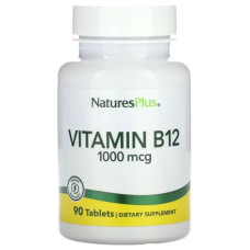 Витамин B12 1000 мкг, Nature's Plus Vitamin B-12, 90 таблеток
