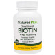 Біотин з уповільненим вивільненням, Biotin, Nature's Plus, 10000 мкг, 90 таблеток