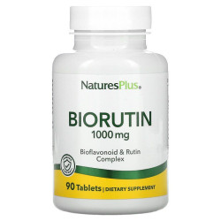 Рутин 1000 мг, Biorutin Nature's Plus, 90 таблеток