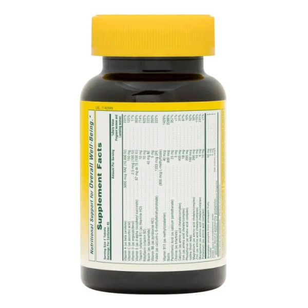 Мультивітаміни для вагітних, Source of Life Prenatal, Nature's Plus, 90 таблеток