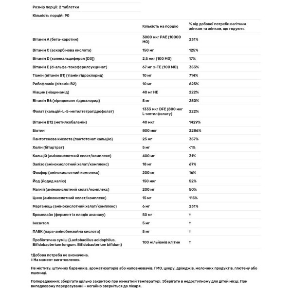 Вітаміни для вагітних, Prenatal, Nature's Plus, Source of Life, 180 таблеток