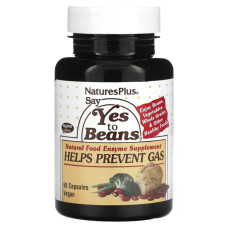 Ферменти для травлення, Say Yes to Beans Nature's Plus, 60 капсул