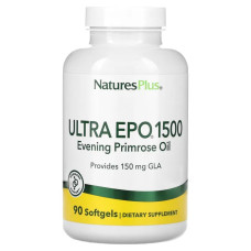 Олія примули вечірньої 1500 мг, NaturesPlus Evening Primrose Oil, 90 гелевих капсул