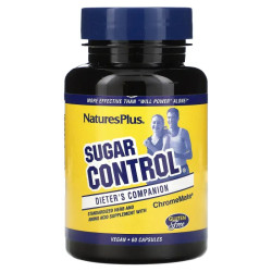Контроль цукру, NaturesPlus Sugar Control, 60 капсул