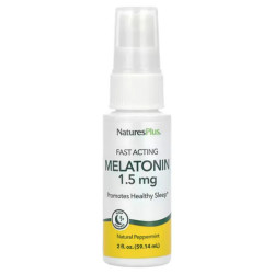 Мелатонин, спрей, вкус мяты, Nature's Plus InstaNutrient Melatonin, 59.14 мл