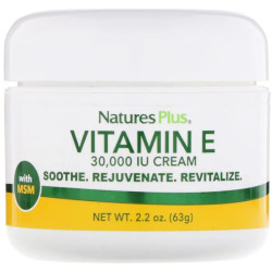 Крем с витамином E 30000 МЕ, Vitamin E Cream Nature's Plus, 63 г