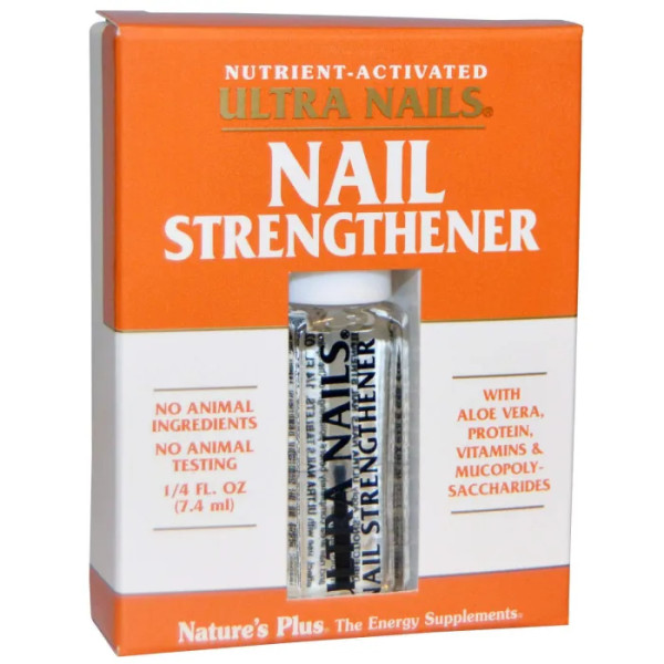 Засіб для зміцнення нігтів, Nail Strengthener, Nature's Plus, Ultra Nails, 7,4 мл