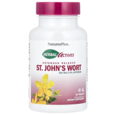 Звіробій, Nature's Plus Звіробій, 450 мг, 60 таблеток