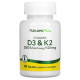 Вітаміни D3 та K2, Vitamins D3 & K2, Nature's Plus, 90 таблеток