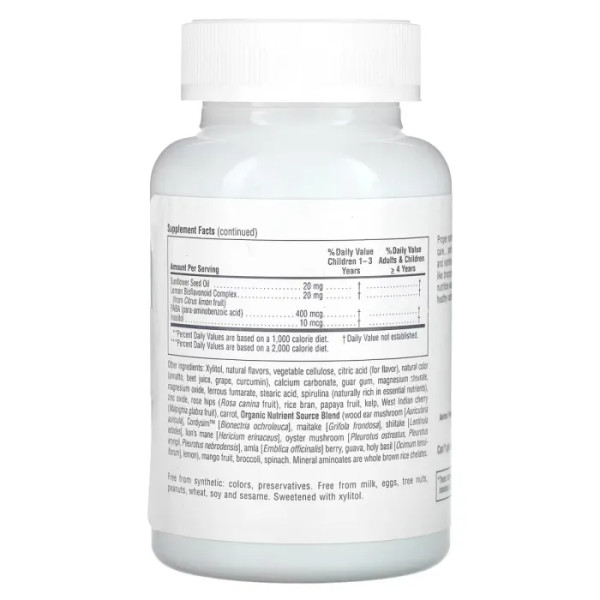 Вітаміни для дітей, Multi-Vitamin and Mineral, Nature's Plus, Animal Parade, фруктове асорті, 90 жувальних цукерок у формі тварин