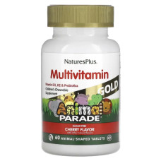 Дитячі мультивітаміни та мінерали (тварини), Nature's Plus Multi-Vitamin & Mineral Supplement, вишня, 60 таблеток