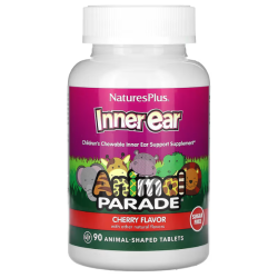 Вітаміни для дітей зі смаком вишні, Children's Chewable Nature's Plus Animal Parade, 90 жувальних таблеток у формі тварин