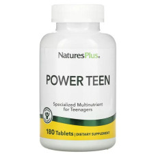 Вітаміни для підлітків, Power Teen, Nature's Plus, 180 таблеток