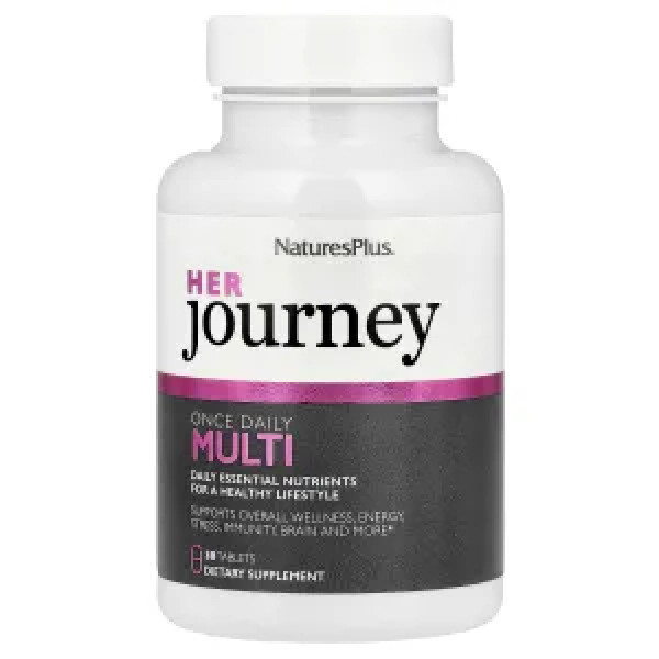 Мультивітаміни для жінок, Her Journey, Once Daily Multi, NaturesPlus, 30 таблеток