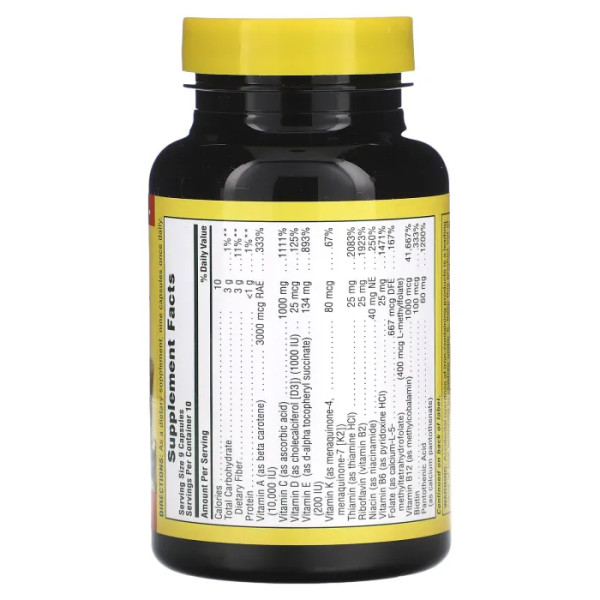 Мультивітаміни та мінерали, Multi-Vitamin & Mineral Supplement, NaturesPlus, Source of Life, 90 капсул