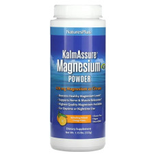Магній цитрат, порошок, апельсиновий смак, Nature's Plus Kalmassure Magnesium, 522 г
