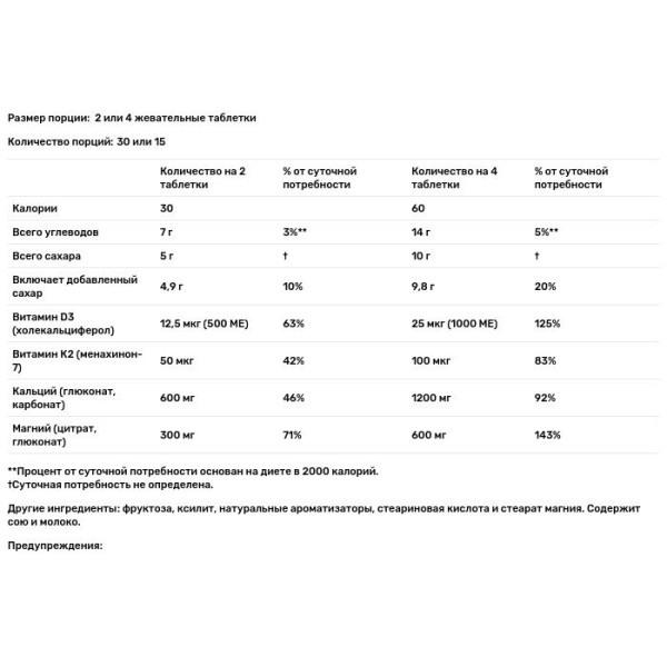 Жувальний кальцій, Cal \/ Mag \/ Vit D3, Nature's Plus, смак ванілі, 60 жувальних таблеток