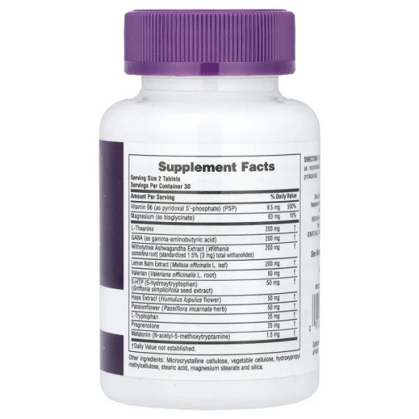 Підтримка сну, Tri-Phase Sleep Complex, Dreaminol, NaturesPlus, трифазний комплекс, 60 таблеток