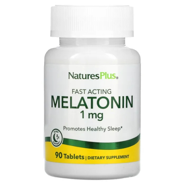 Мелатонін, Melatonin, Nature's Plus, 20 мг, 90 таблеток