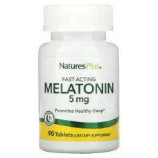 Мелатонін 5 мг, Melatonin Nature's Plus, 90 таблеток